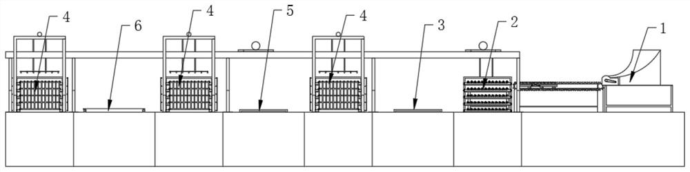 Steel pipe surface treatment production line