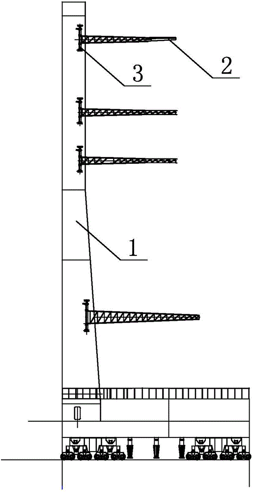 Swing rod mechanism of rocket launching platform and swing rod applied to mechanism