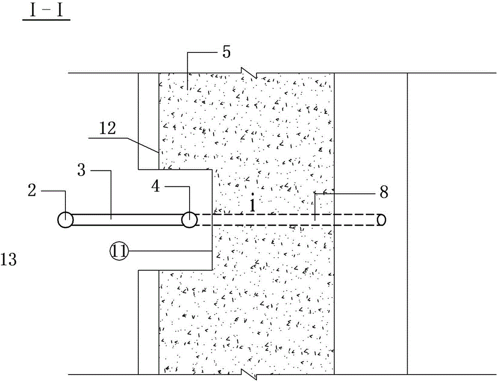 Normal temperature water dam-passing system for reservoir