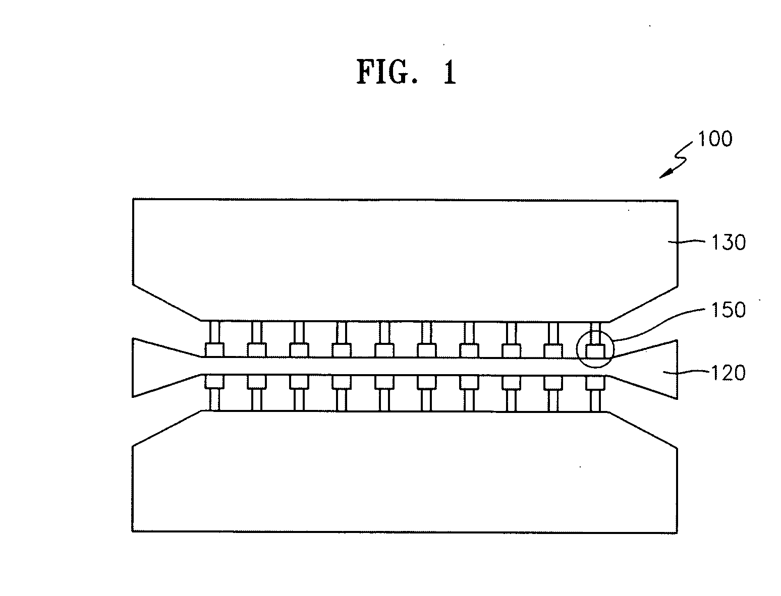 Distributed analog phase shifter using etched ferroelectric thin film and method of manufacturing the same