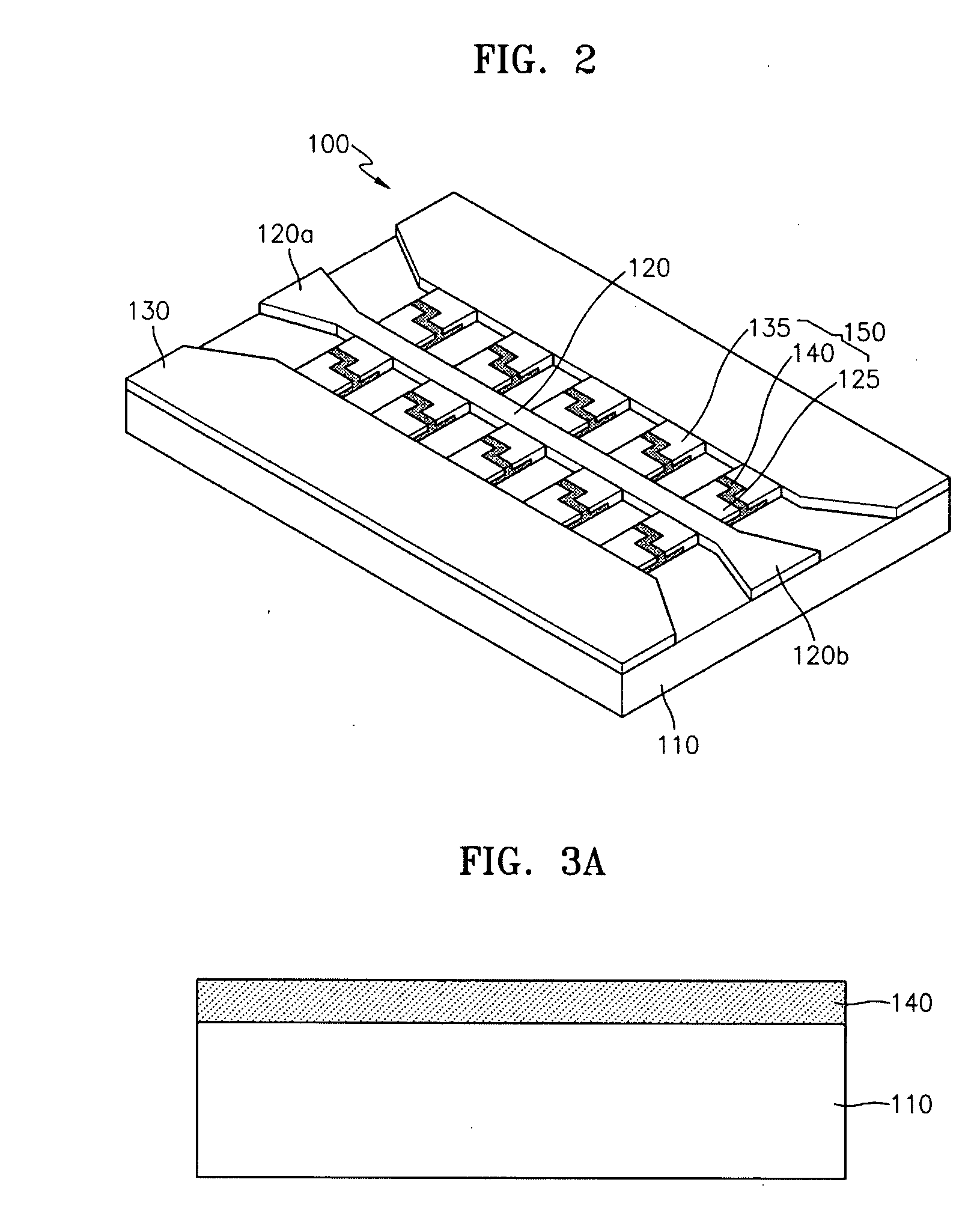 Distributed analog phase shifter using etched ferroelectric thin film and method of manufacturing the same