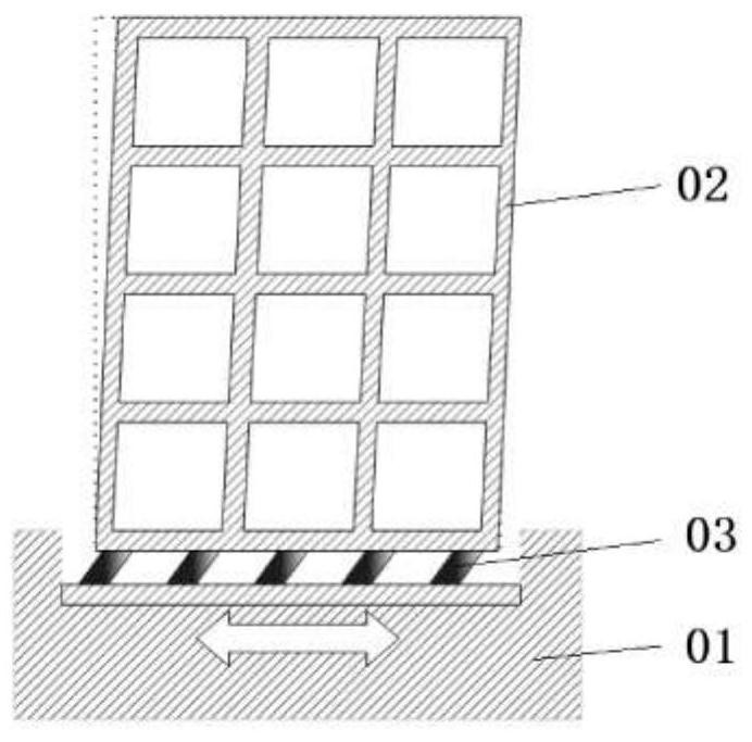 Horizontal omnidirectional earthquake isolation system for building and building system