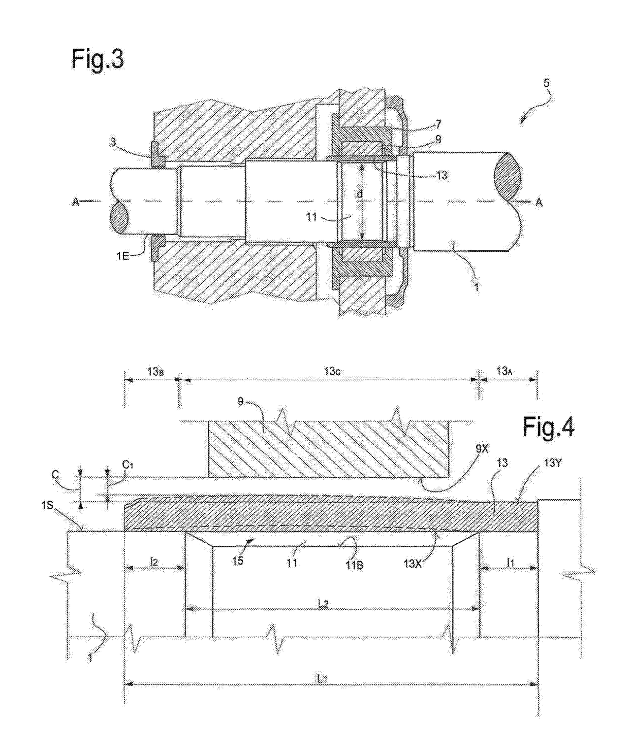 Rotating machinery with adaptive bearing journals and methods of operating
