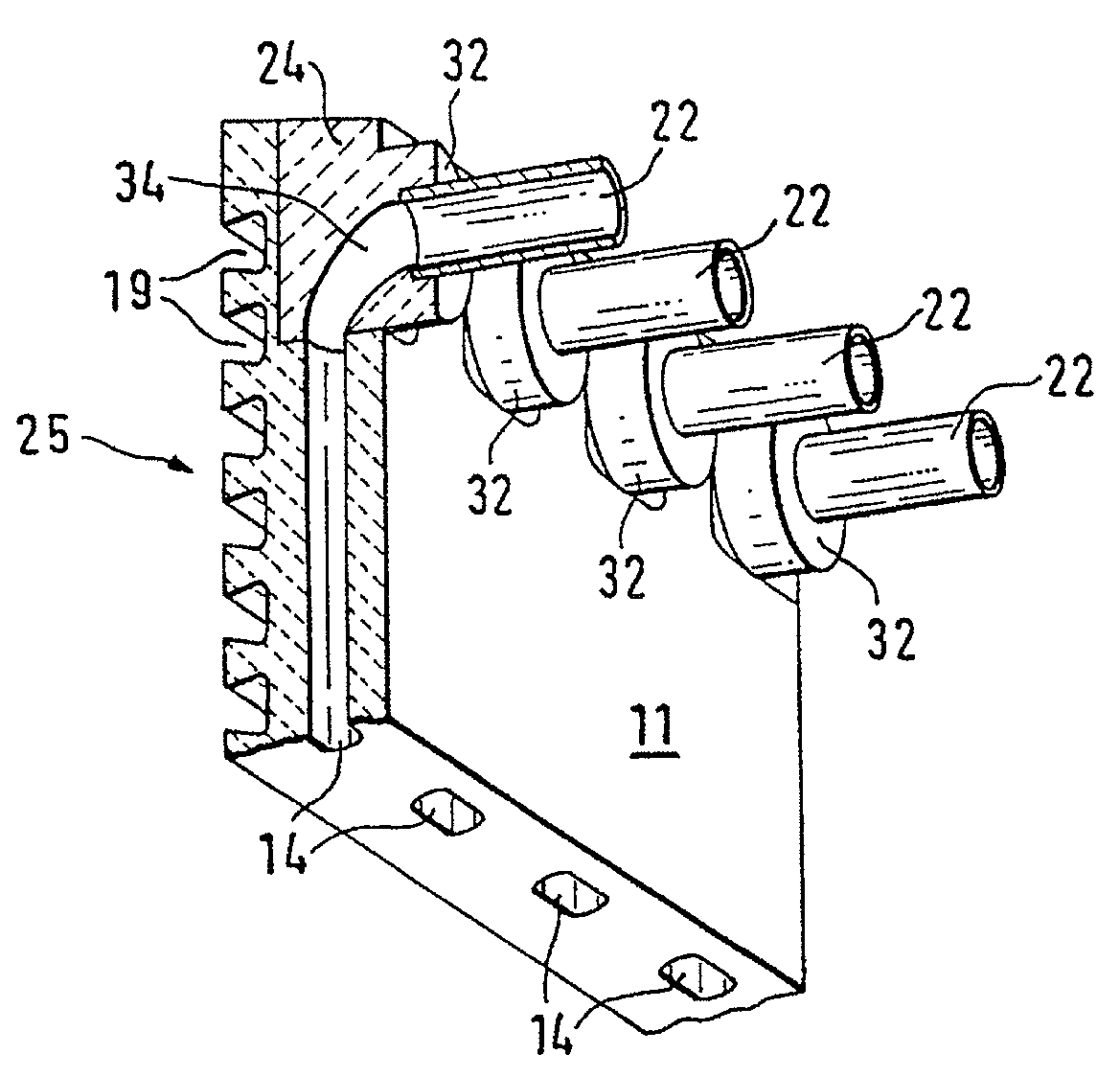 Cooling plate for an iron- or steelmaking furnace