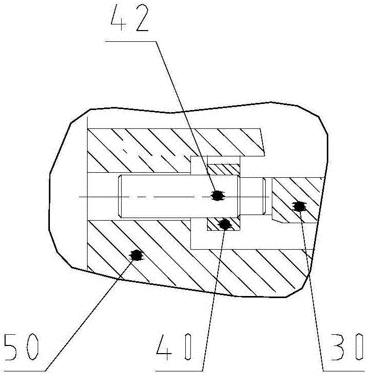 An external static ring axial compensation mechanism for mechanical seals
