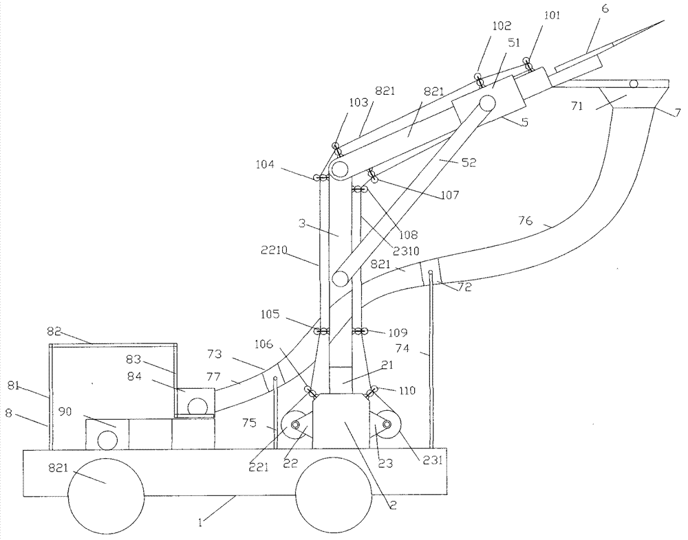 Apple picking machine and method for operating same