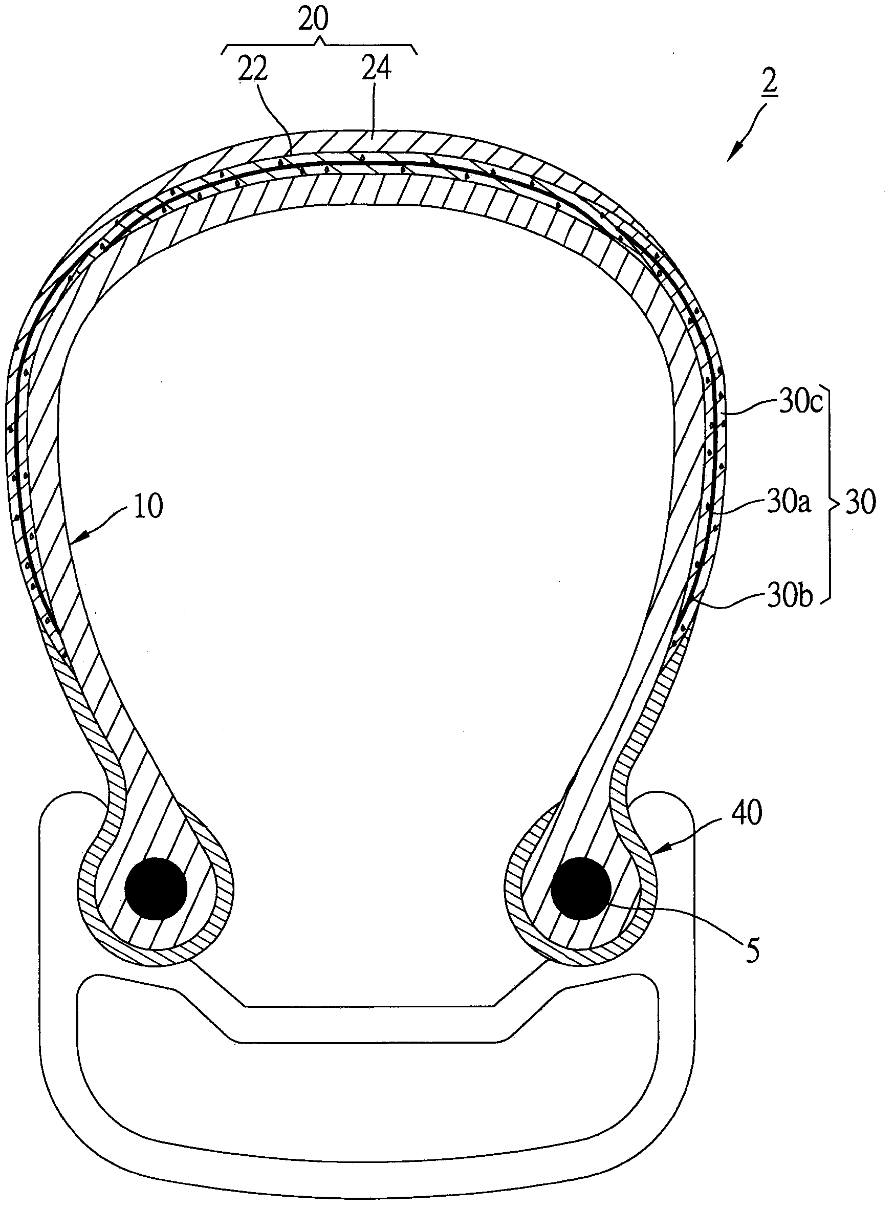 Cycle tire