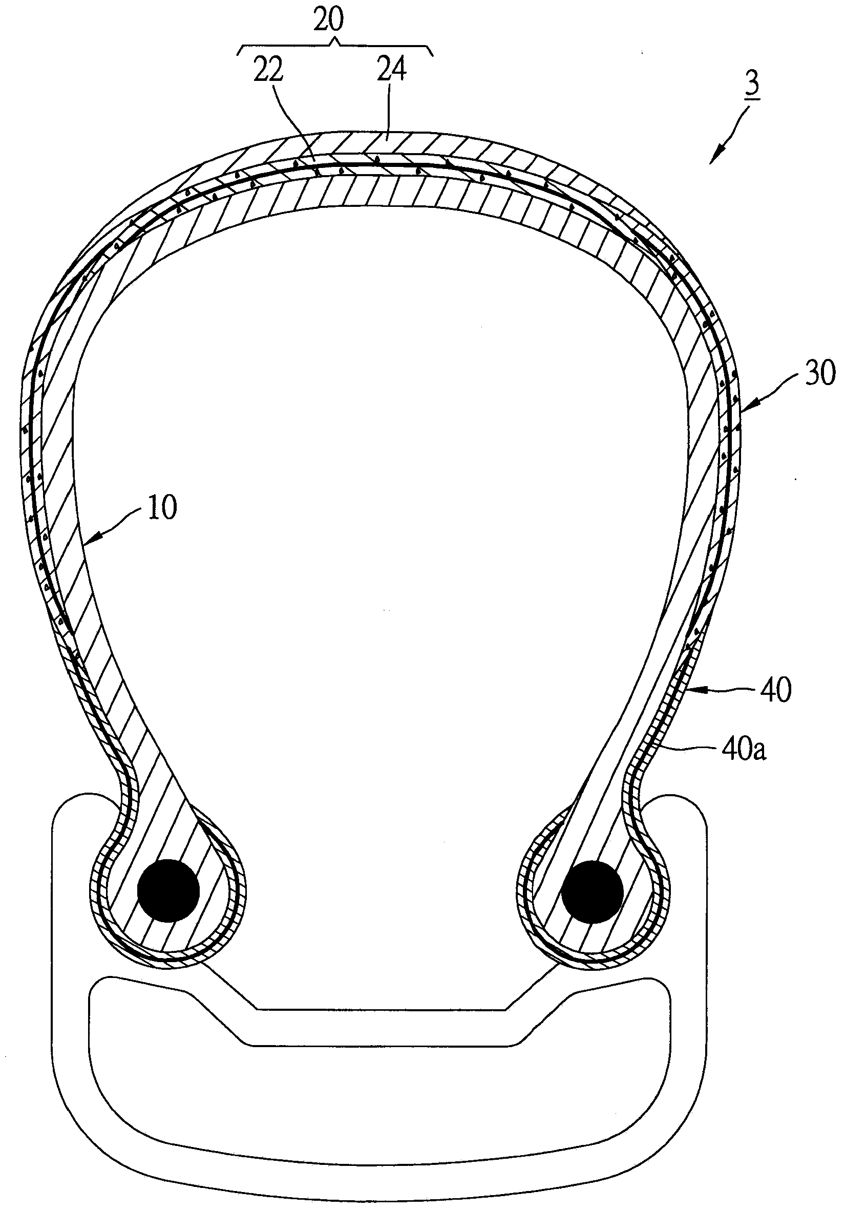 Cycle tire