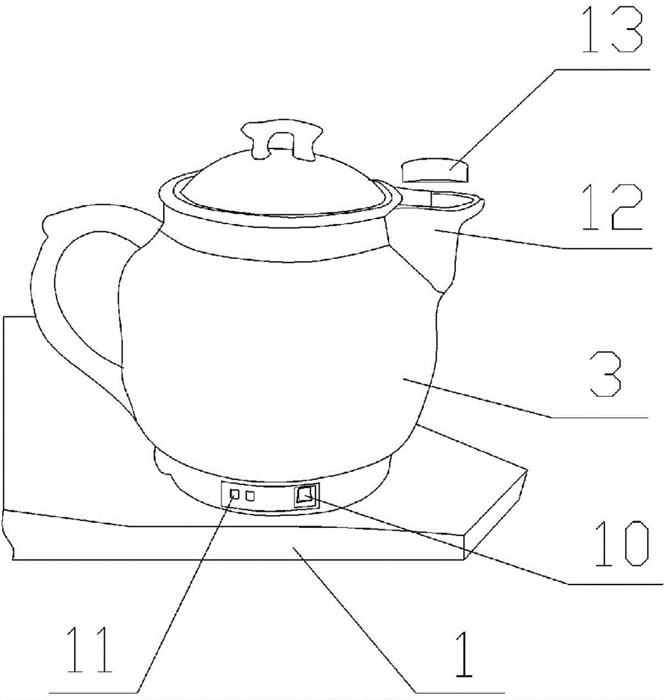 Teapot-shaped health-maintaining quick pot