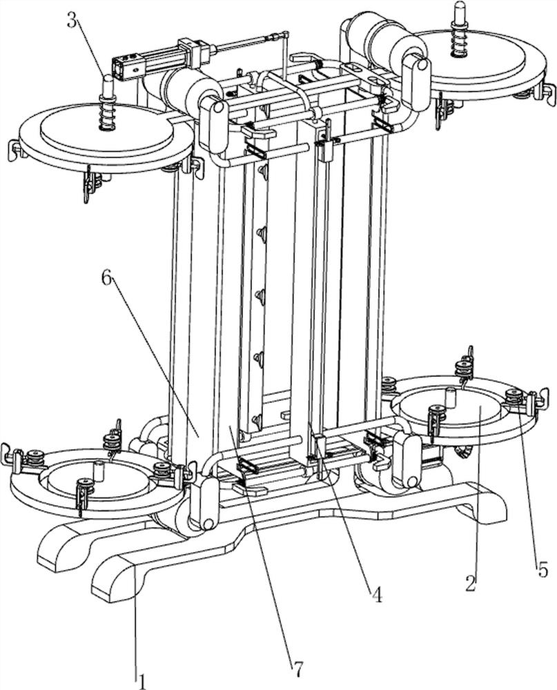 Glass fabric surface layer spraying device