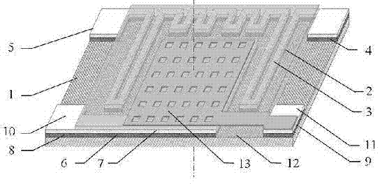 Heating type humidity sensor and manufacturing method thereof