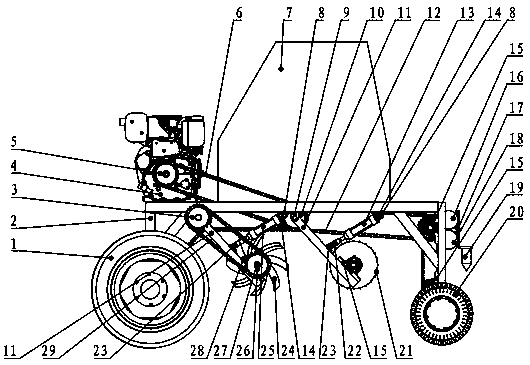 Agricultural soil loosening and perforating device