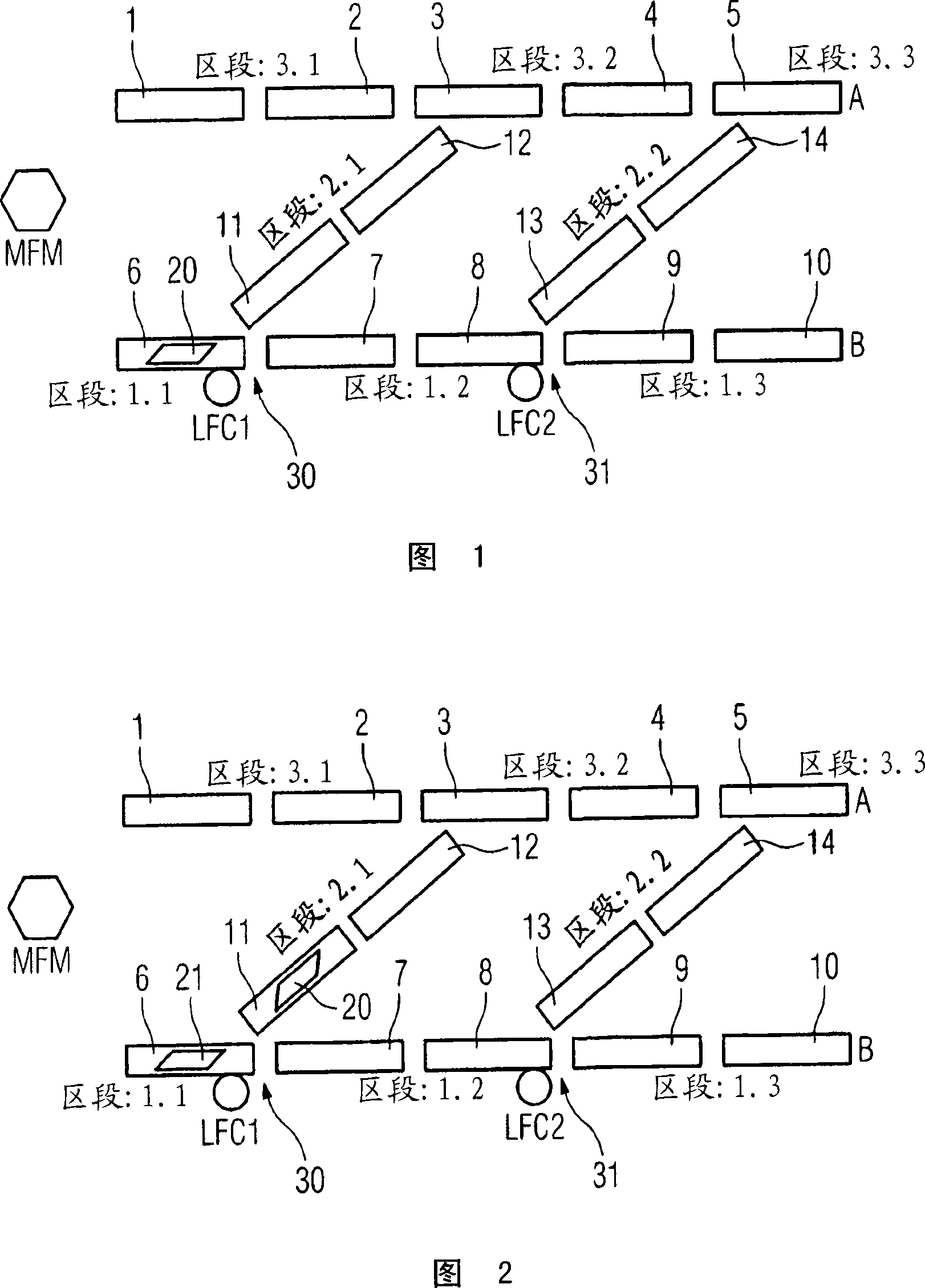 Conveyor system, especially airport baggage conveyor system