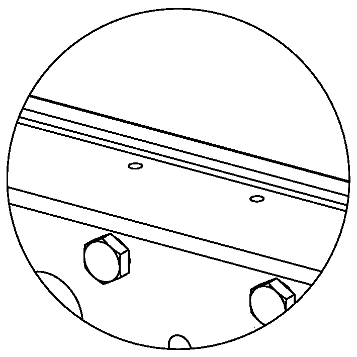 A driving belt debugging device for a belt conveyor