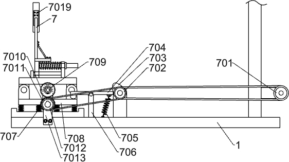 Crossing type traction and insertion combining device for U-shaped pipe of cooling tower