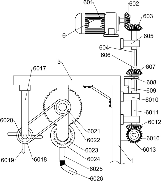 Crossing type traction and insertion combining device for U-shaped pipe of cooling tower