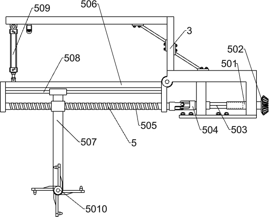 Crossing type traction and insertion combining device for U-shaped pipe of cooling tower