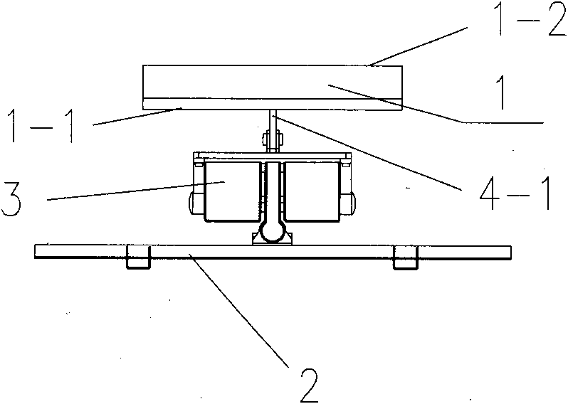 Guide rail type television frame