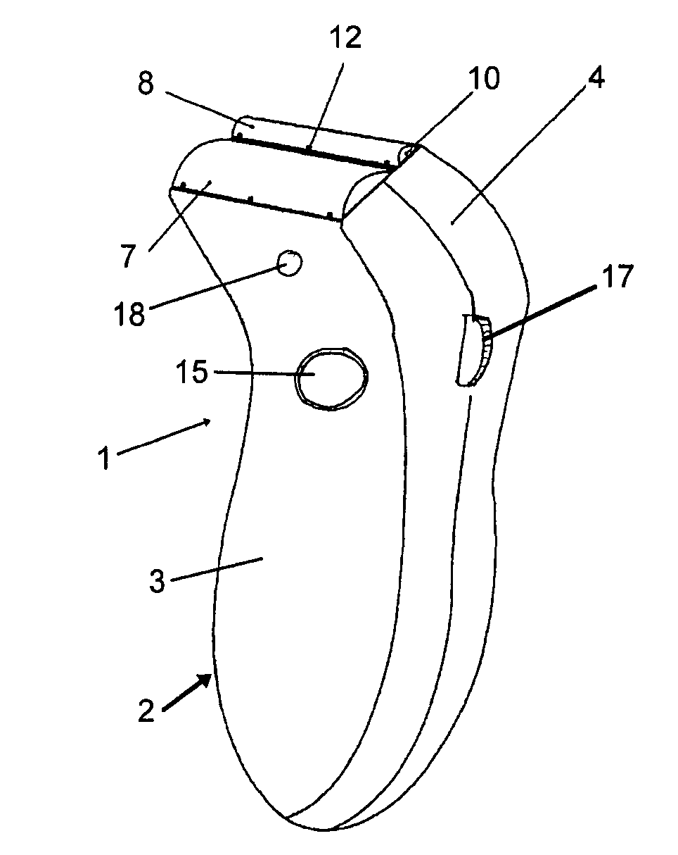 Electrolytic depilation device