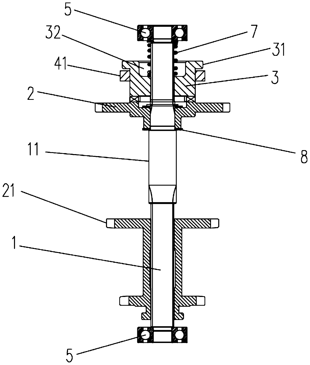 Shifting fork type mechanism for stopping transplanting in backward movement and rice transplanter