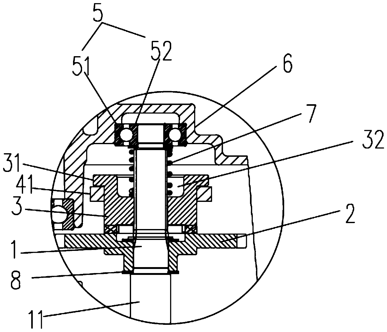 Shifting fork type mechanism for stopping transplanting in backward movement and rice transplanter