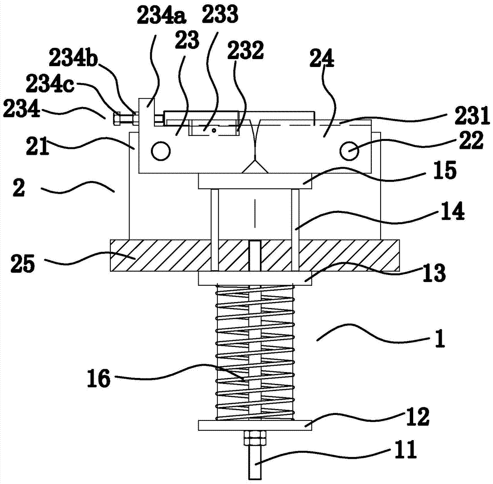 A punching and bending die for highway l-shaped bolts