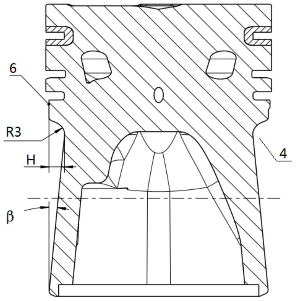 Engine and piston