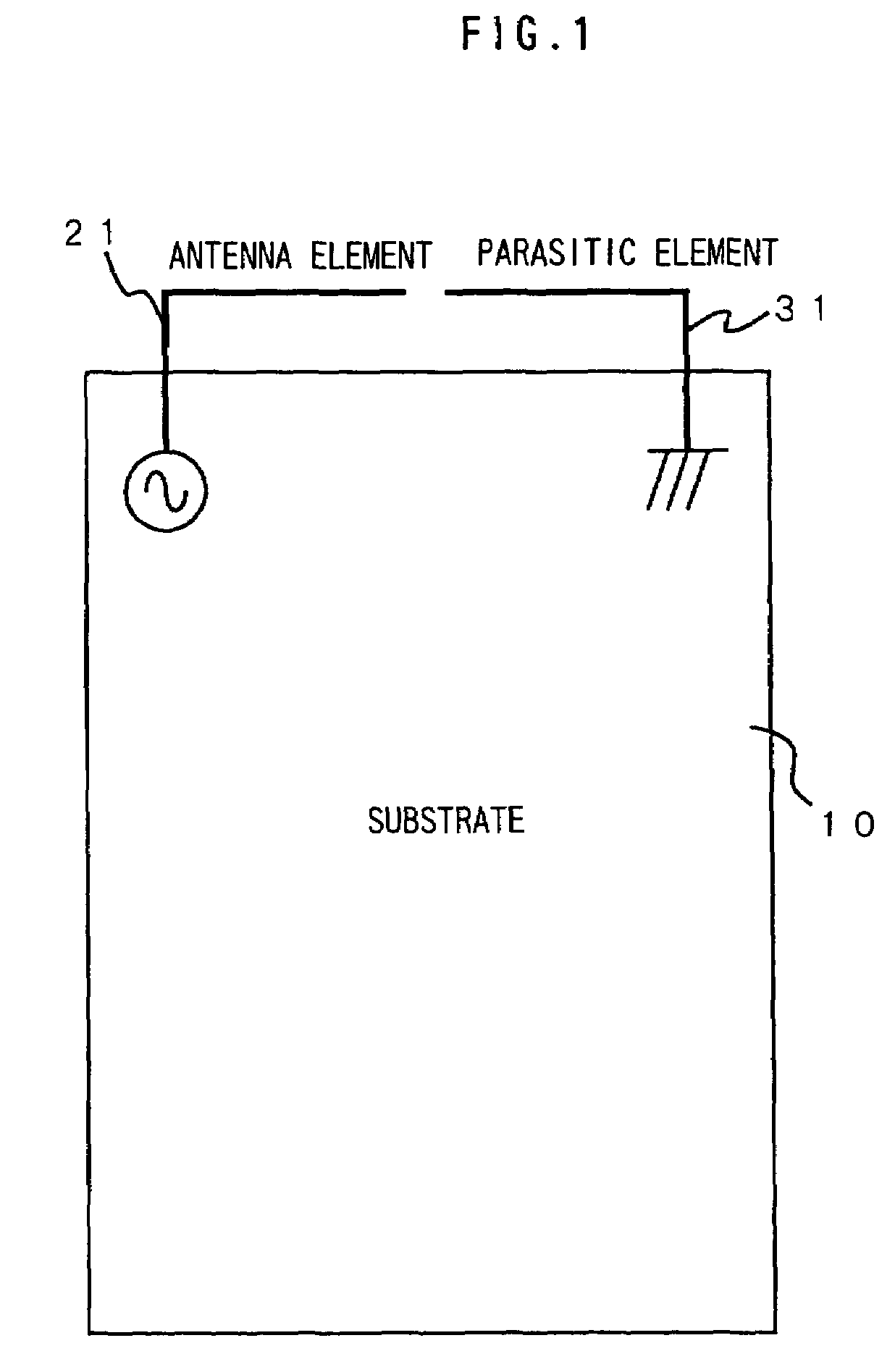 Antenna device and portable radio terminal