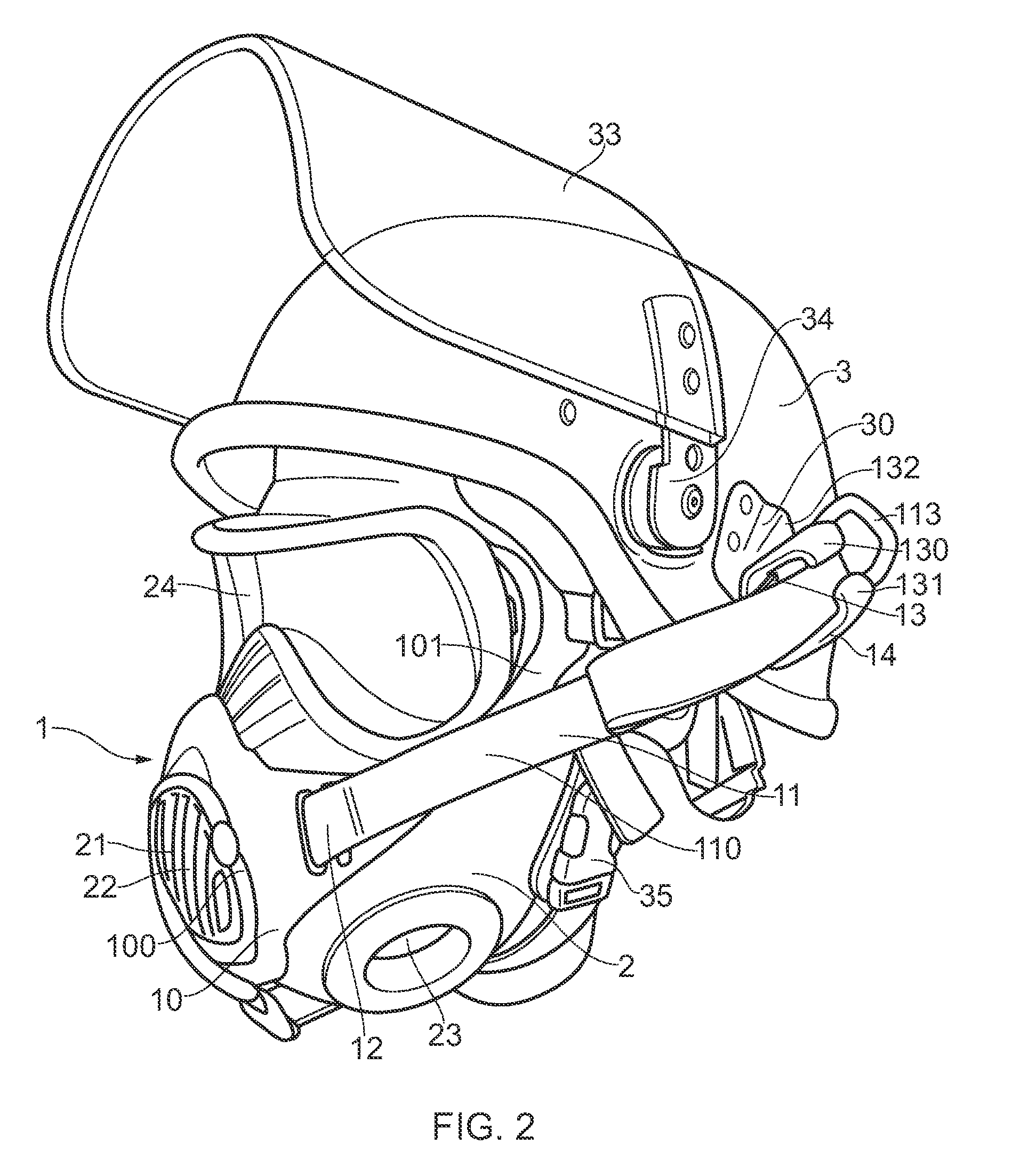Mask securing device