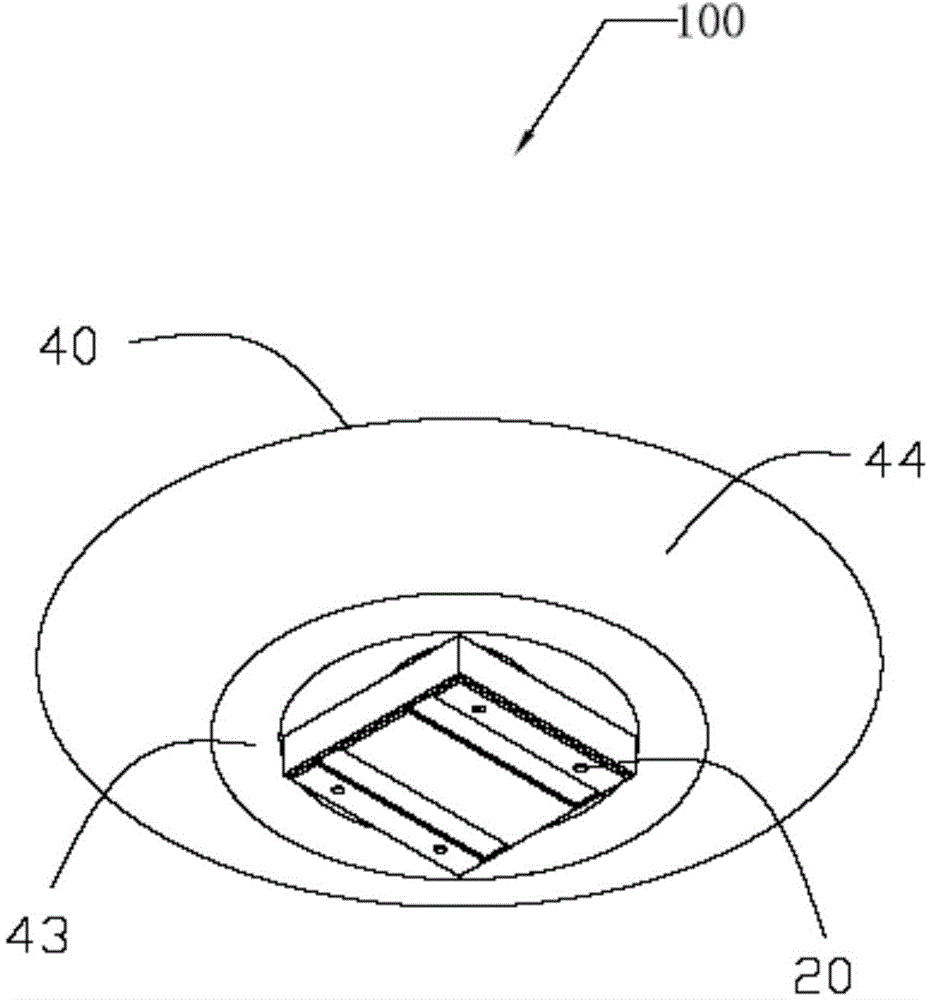 Lens assembly and LED lamp provided with same