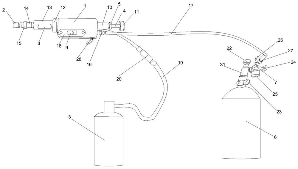 Minimally invasive tree injector with controllable injection pressure and injection amount and working method thereof