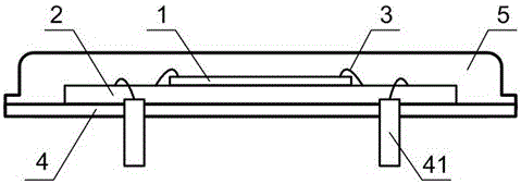 Integrated package structure and package method of surface acoustic wave filter