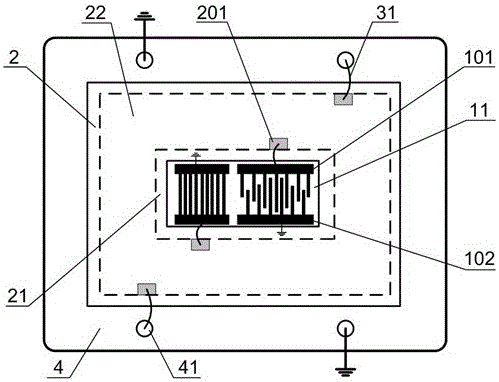 Integrated package structure and package method of surface acoustic wave filter