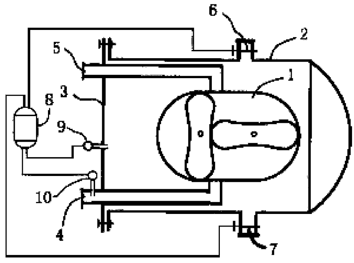Blower or induced draft device for pressurization of flammable, explosive and corrosive gases