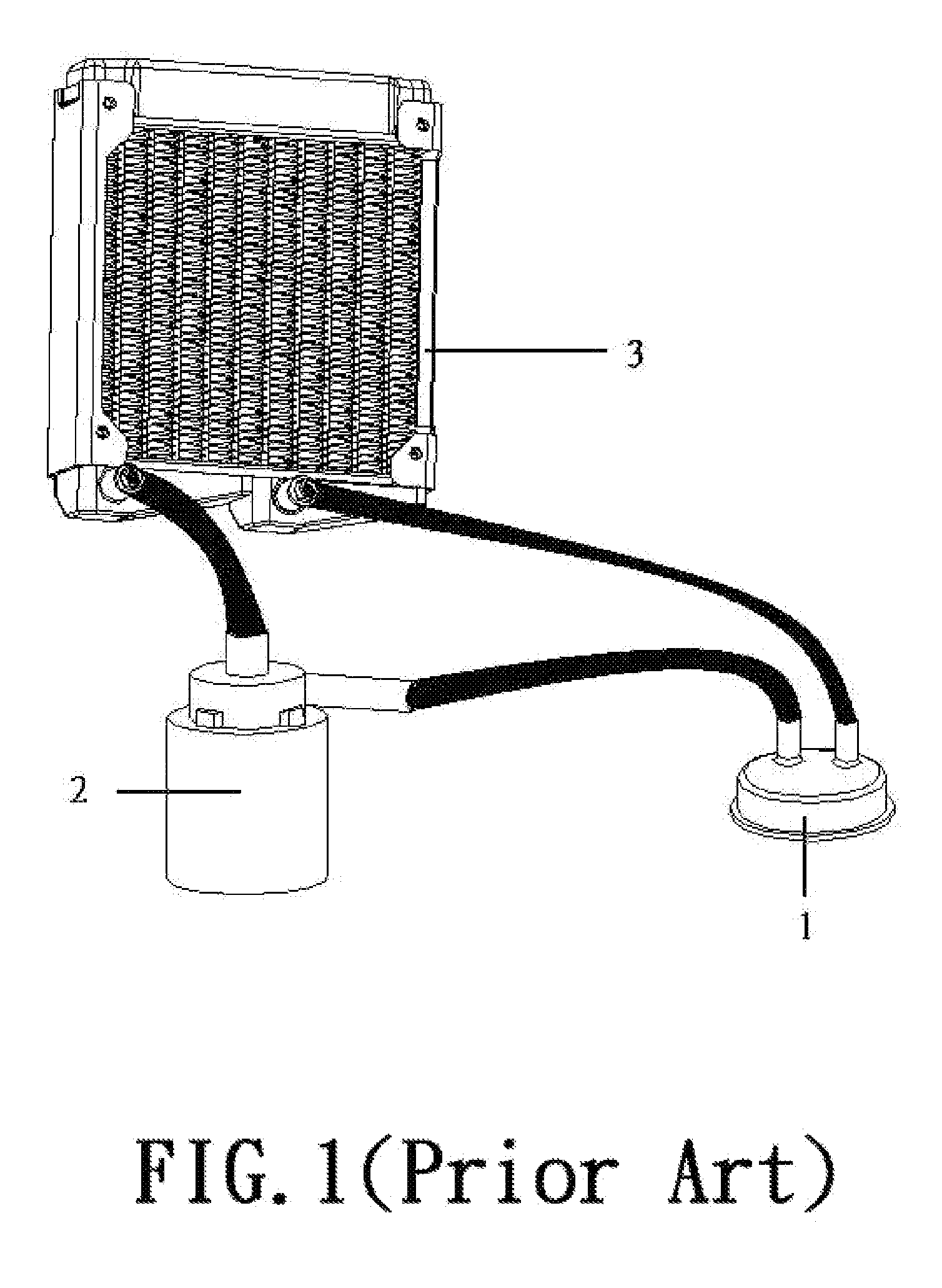 Micro passage cold plate device for a liquid cooling radiator
