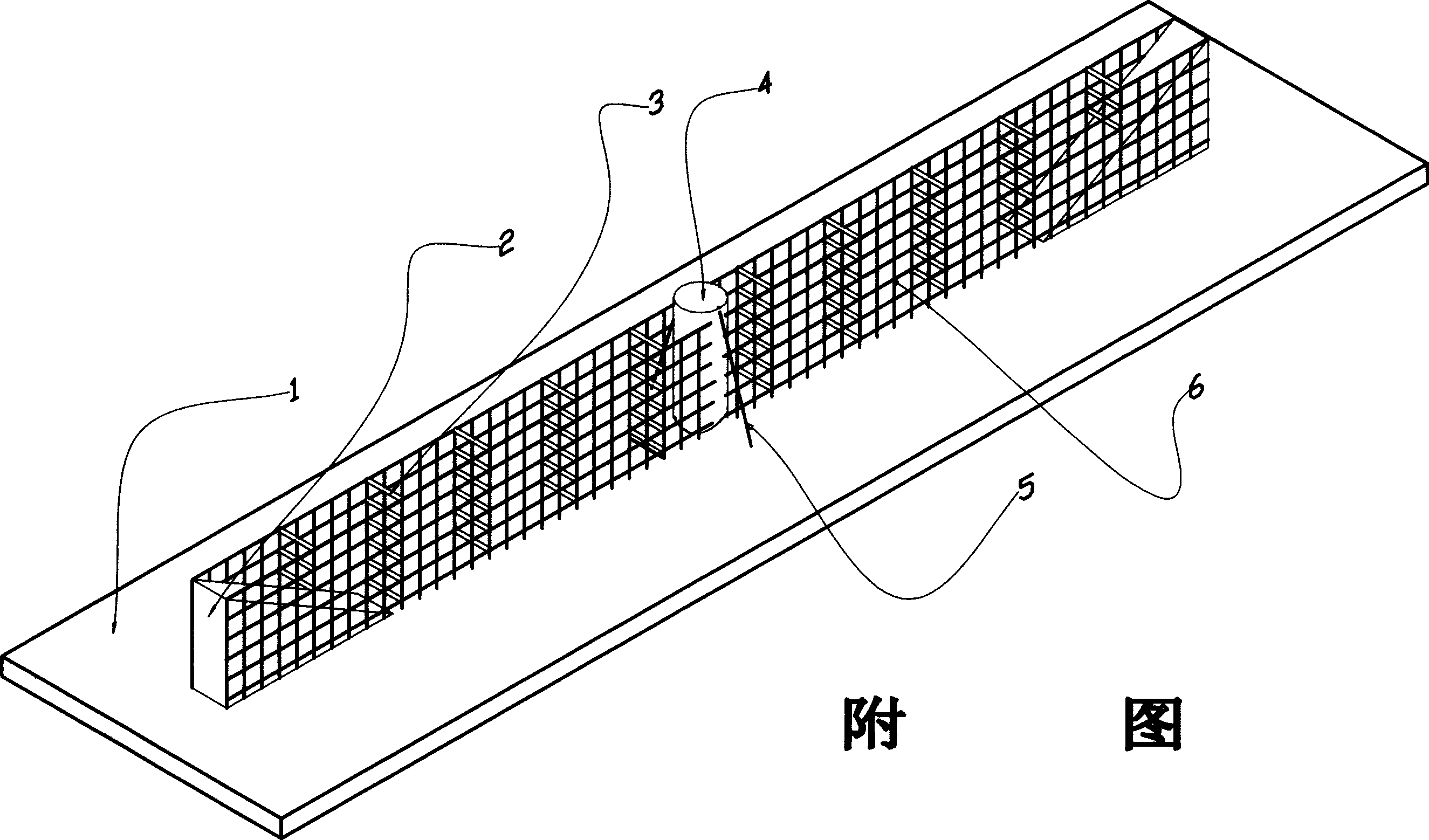 Tension-stretched guardrail and fence wall