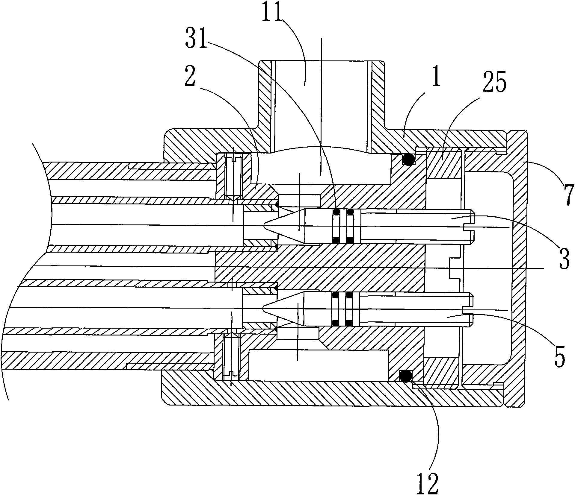 Segmented fire row