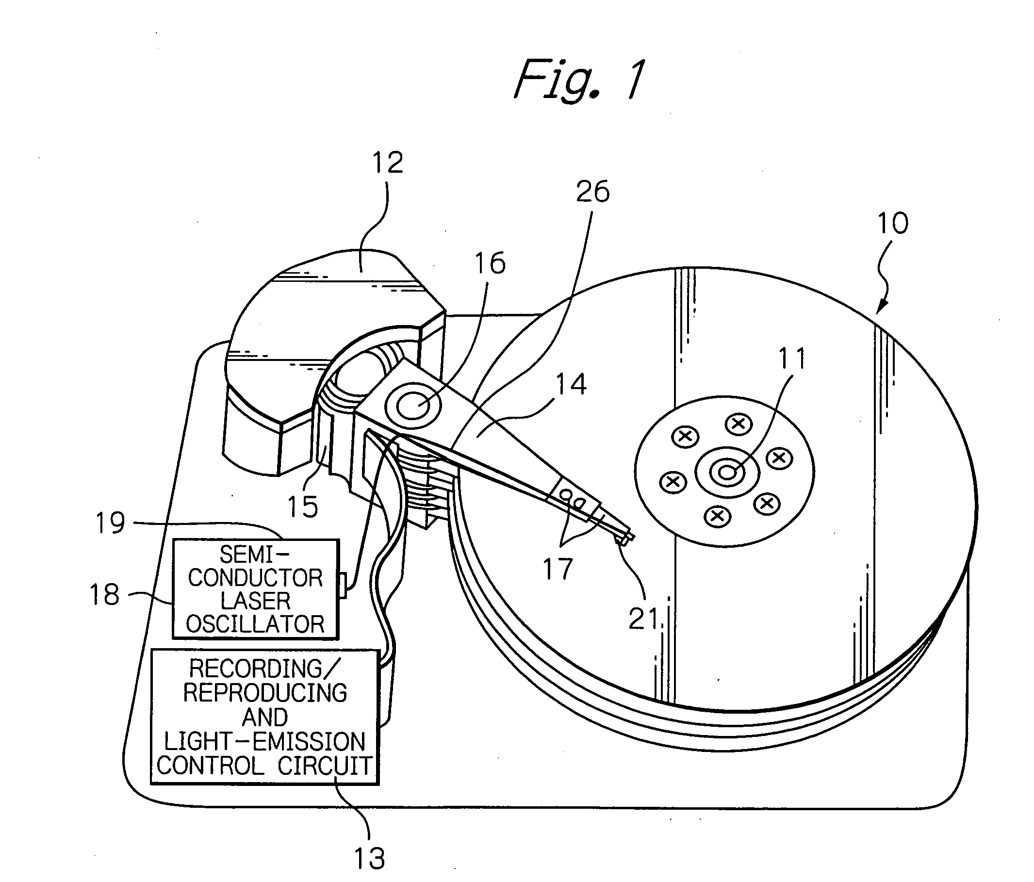 Thin-film magnetic head having near-field-light-generating portion with trapezoidal end