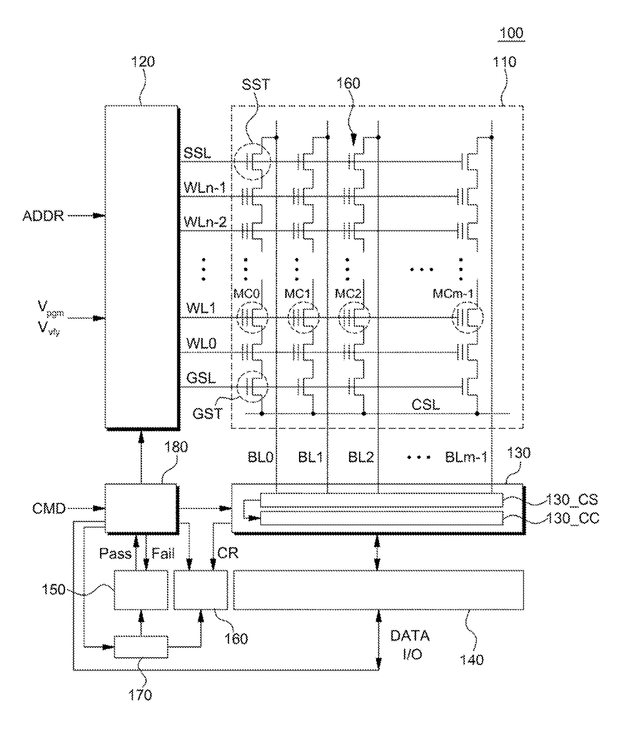 Data storage device and method of programming memory cells