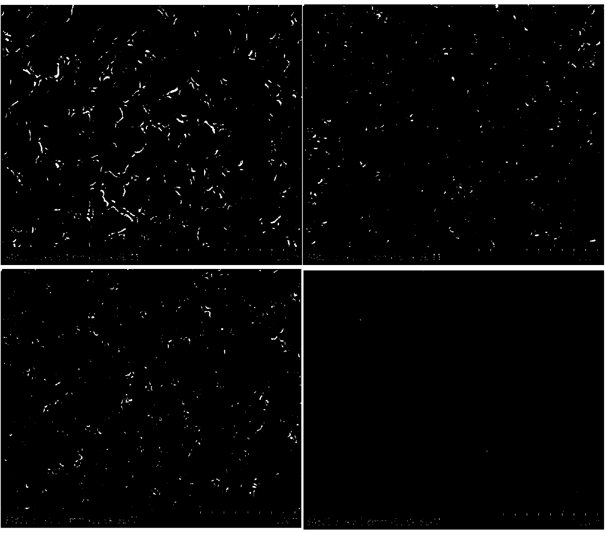 High-dielectric-constant Bi0.92Ho0.08Fe[1-x]MnxO3 ferroelectric film and preparation method thereof