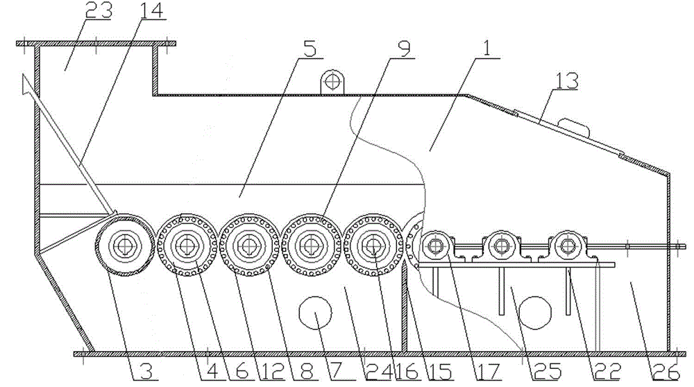 Classifying screen for coal