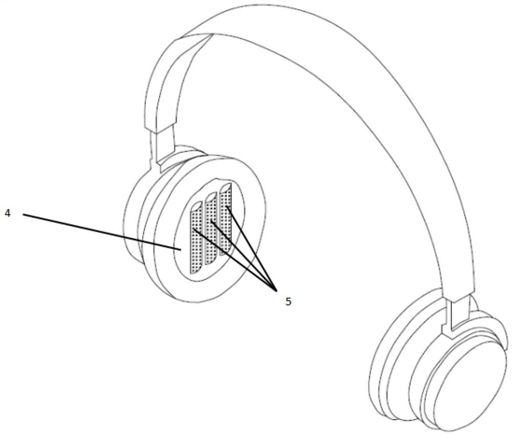 Over-ear headphones having speaker units equipped with surround sound members