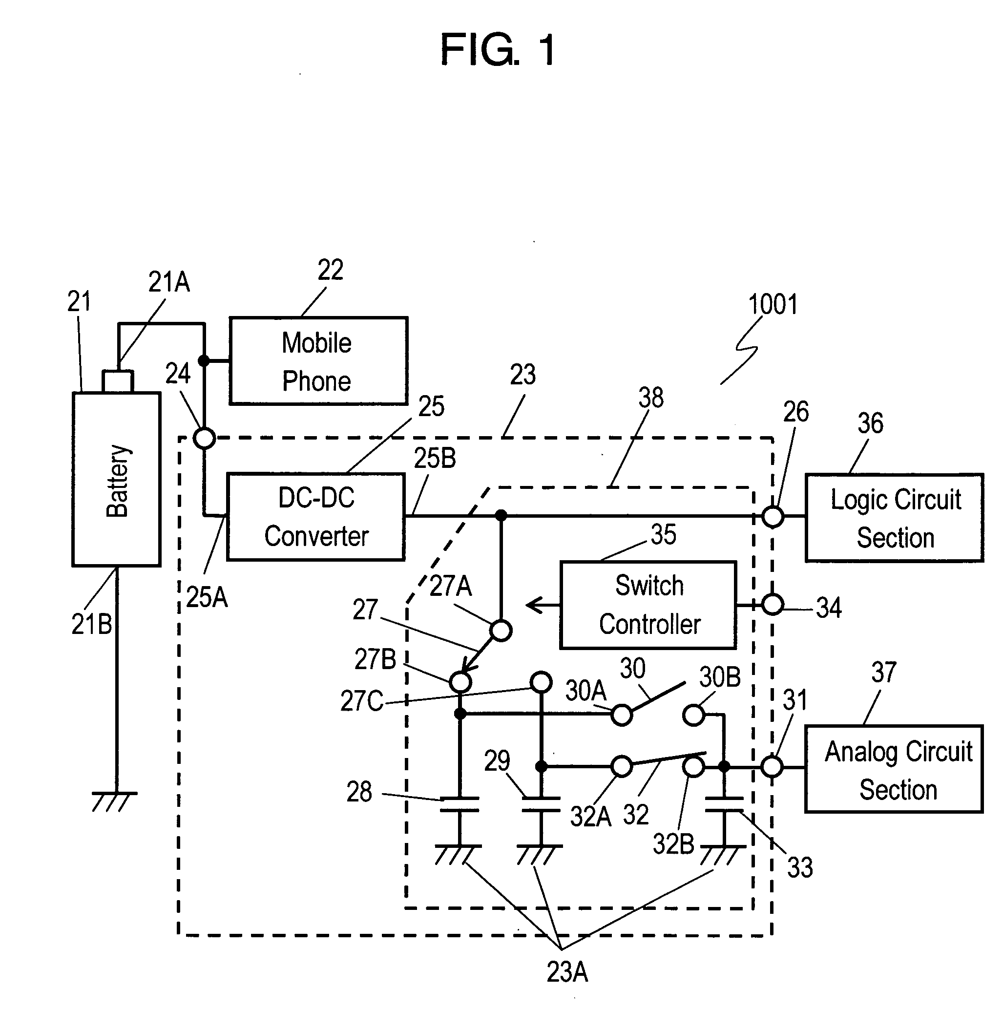 Power supply apparatus, method of controlling the apparatus, and electronic device using the apparatus