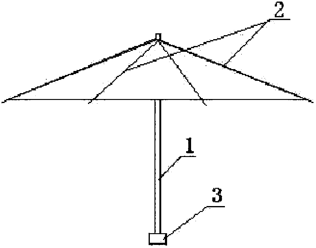 Novel umbrella-shaped antenna structure