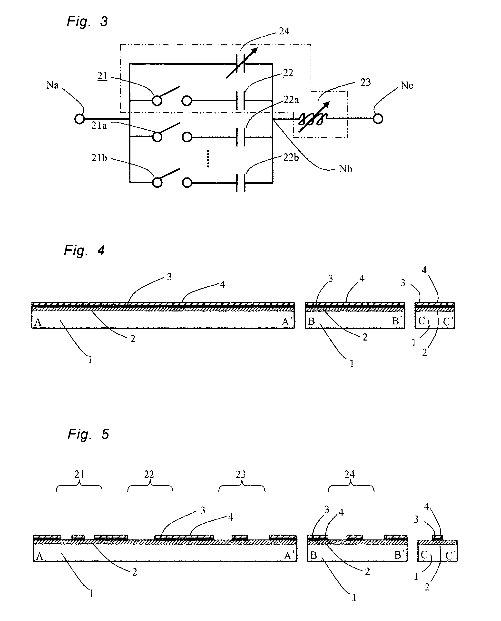 Variable device circuit and method for manufacturing the same