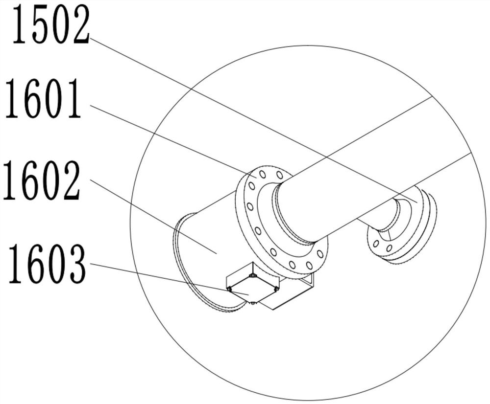 Electronic automatic control industrial production dehydration device facilitating material taking