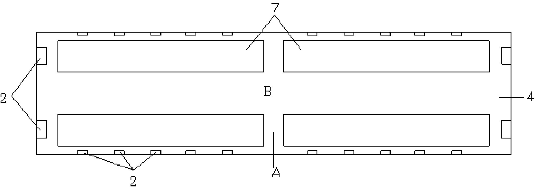 Green shock and vibration absorbing bridge tower