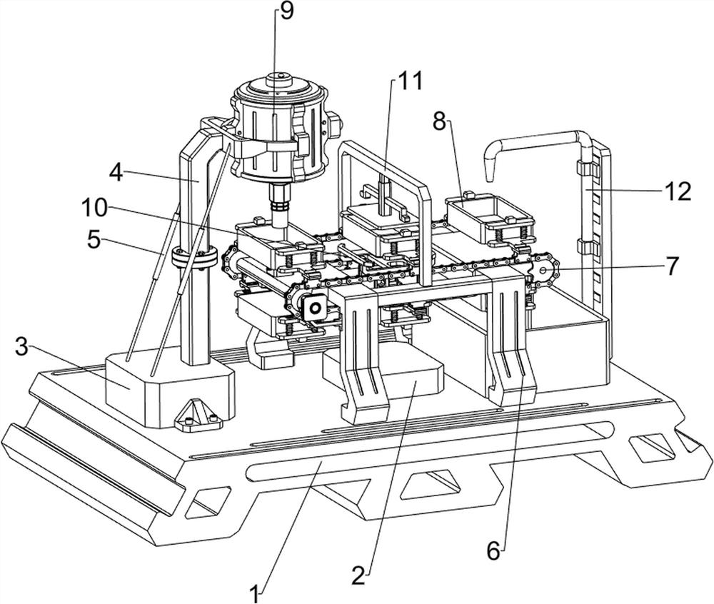 Metallurgical low-melting-point metal powder hot melting forming equipment