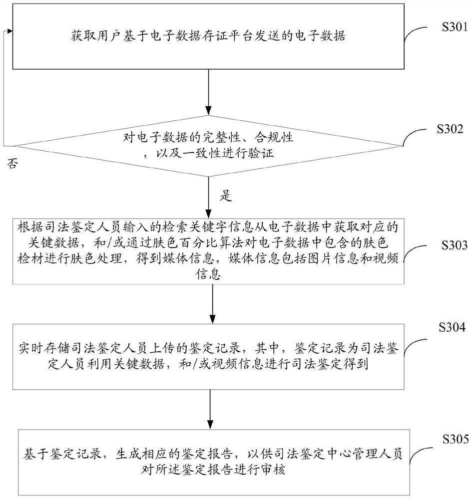 Block chain-based data processing and authentication report issuing method and system