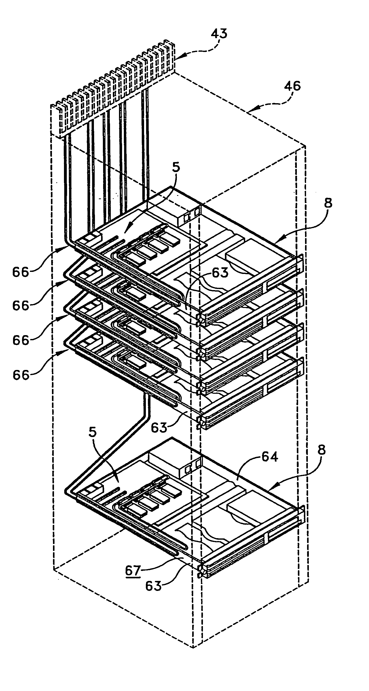 Thermal management system and method for electronics system
